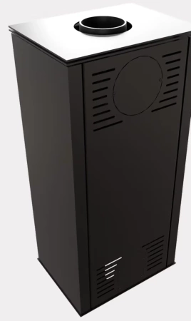 Piec stalowy Ø 150 5,5kW czarne wyłożenie - spełnia anty-smogowy EkoProjekt 30083212