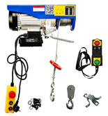 Wyciągarka linowa z pilotem bezprzewodowym (udźwig: 300/600 kg, maks, wysokosć podnoszenia: 18m / 9m, moc: 1500 W) 51980954