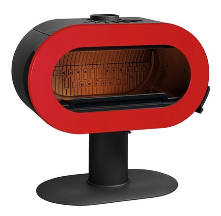Piec wolnostojący 10kW Fifty (średnica wylotu spalin: 150mm, kolor: emalia czerwona)- spełnia anty-smogowy EkoProjekt 86865687