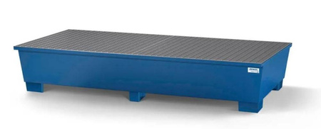 Wanna wychwytowa ze stali na 2 IBC, lakierowana, z 2 kratami 72279186