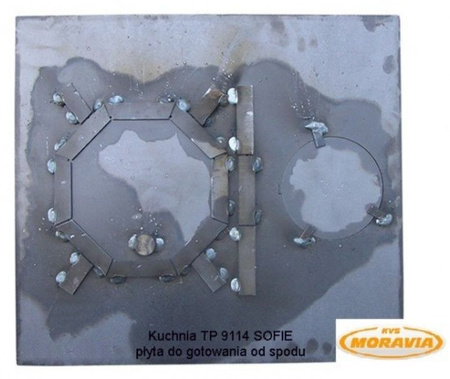 Kuchnia, angielka 7,1kW Czarny, chrom, bez płaszcza wodnego - spełnia anty-smogowy EkoProjekt 88828416