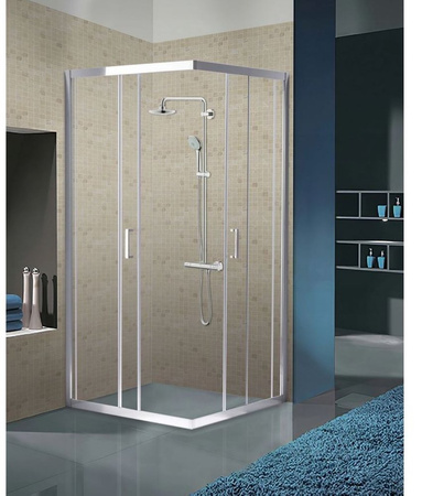Kabina prysznicowa 80x80 szkło 6mm kwadratowa 23178195