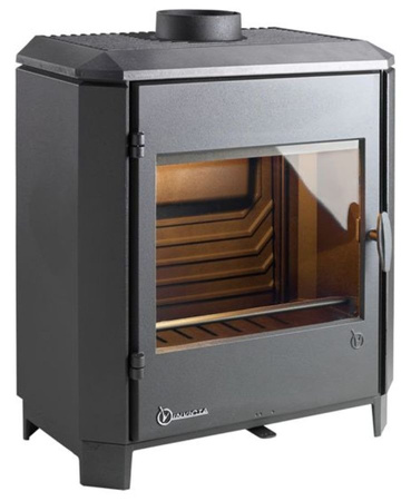 Piec wolnostojący 8kW Carolo z dolotem powietrza (kolor: antracyt) - spełnia anty-smogowy EkoProjekt 86876391