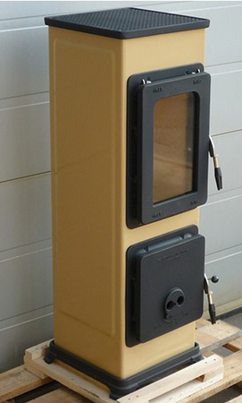 Piec wolnostojący 2,5-7,5kW na drewno i węgiel - do wyboru: kolory pieca (spaliny: tył) - spełnia anty-smogowy EkoProjekt 88869078