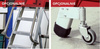 Drabina magazynowa 4 stopniowa FARAONE LADY (wysokość robocza: 2,67m) 99675028