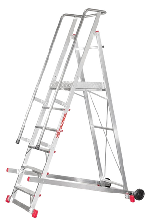 Drabina magazynowa jezdna FARAONE (wysokość robocza: 3,90m) 99675047