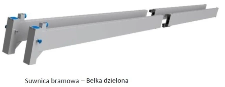 Suwnica bramowa aluminiowa konstrukcja składana - ruchoma, na kołach, w zestawie wraz z wózkiem towarowym (udźwig: 1500 kg, wysokość robocza: 2893-4193mm, długość belki całkowita: 5100mm) 99953740