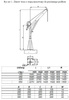 Żuraw ze stopą i wciągarką ręczną z liną 12m (udźwig: 250 kg, wysokość podnoszenia: 1945-2440 mm) 53368257