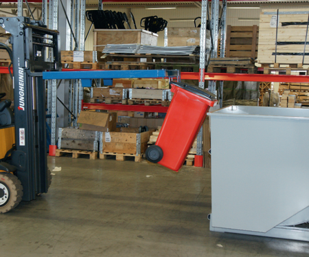 Uchwyt do opróżniania koszy na śmieci GermanTech (pojemniki od 40 do 400 L) 99724731