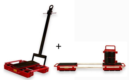 Zestaw rolek transportowych przód i tył (nośność: 36,0 T) 03015127