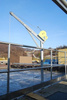 Żuraw ze stopą AISI316 i wciągarką ręczną z liną AISI316 12m (udźwig: 250 kg, wysokość podnoszenia: 1945-2440 mm) 53376241