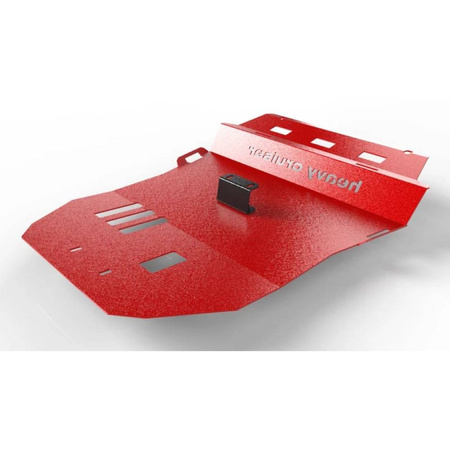 Osłona chłodnic, silnika i przedniego mostu OFFROAD Toyota Land Cruiser 150 155 Prado J15 2017 - 2020 czerwona 59880549