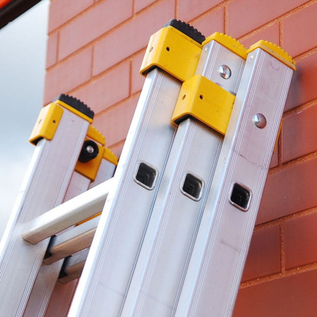 Drabina aluminiowa profesjonalna ALOSS FORTE 3x8 (wysokość robocza: 6,30m) 99674950