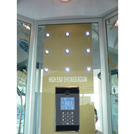 Kabina prysznicowa z hydromasażem 100x100 sauna 23178235