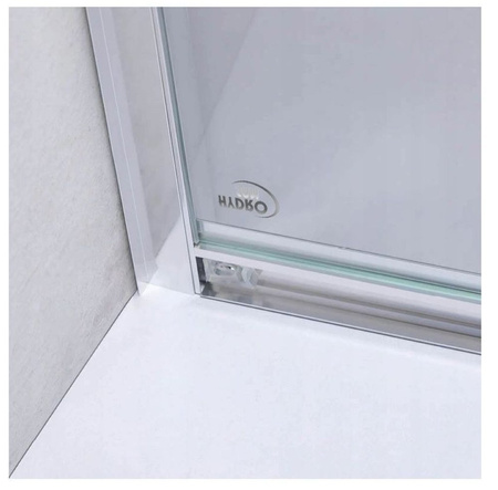 Drzwi prysznicowe 120cm przesuwne ścianka szkło 6mm 23178238