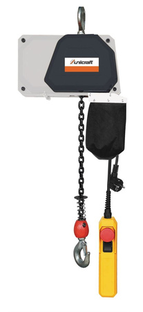 Elektryczna wciągarka łańcuchowa hakowa Unicraft (udźwig: 300 kg, wysokość podnoszenia: 3 m) 32276360