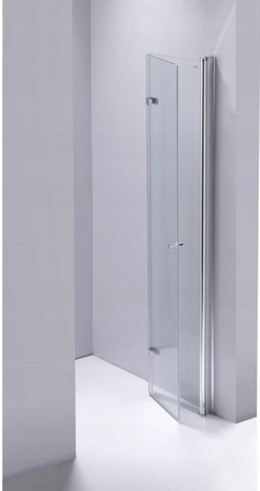 Drzwi prysznicowe 90 składane ścianka szkło 6mm 23178184