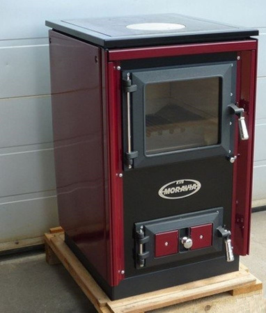 Kuchnia, angielka 7,1kW Bordo, chrom, bez płaszcza wodnego - spełnia anty-smogowy EkoProjekt 88828417