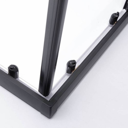 Kabina prysznicowa kwadratowa Czarna Black 80x80cm 5MM 23180200