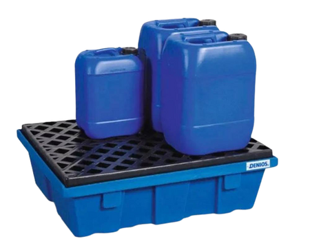 Wanna na małe pojemniki z polietylenu (PE), z kratą z PE, 60 l 72279197