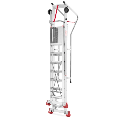 Drabina magazynowa jezdna podest FARAONE (wysokość robocza: 6,12m) 99675059