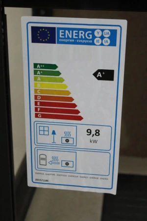 Piec piecyk kominek na drewno wolnostojący 10kW (3 szyby) - spełnia anty-smogowy EkoProjekt 48280258