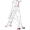 Drabina magazynowa jezdna podest FARAONE (wysokość robocza: 6,12m) 99675059