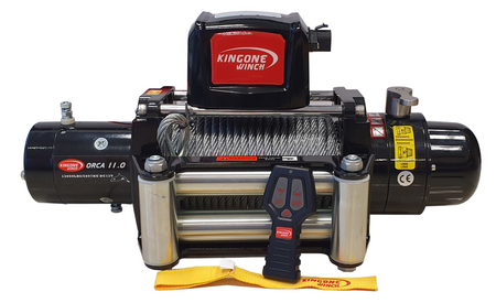 Wyciągarka KingOne ORCA 11,0 [4990kg] 12V (lina stalowa: 9,5 mm 27 metrów) 81877723
