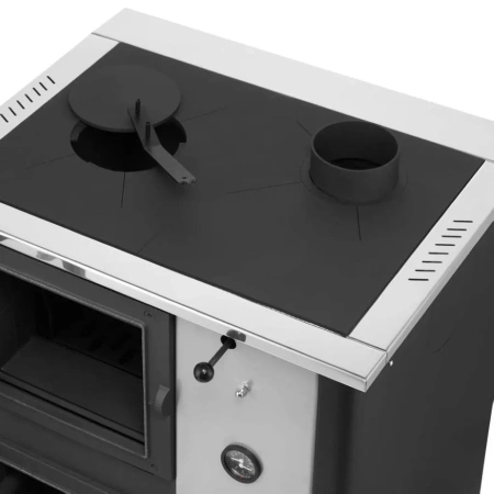 Kuchnia węglowa kocioł CO z płaszczem wodnym 12-14kW, do wyboru: kolor kuchni (średnica wylotu spalin: 120 mm) - spełnia anty-smogowy EkoProjekt 99681703