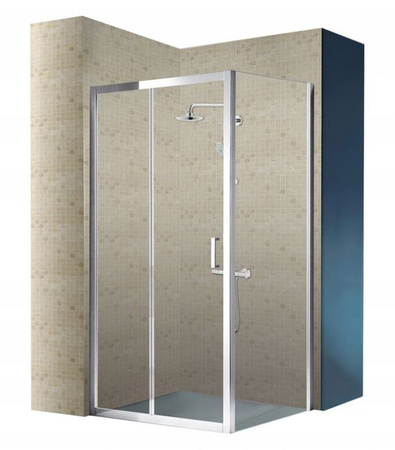 Kabina prysznicowa 120x90 szkło 6mm metal 23178233