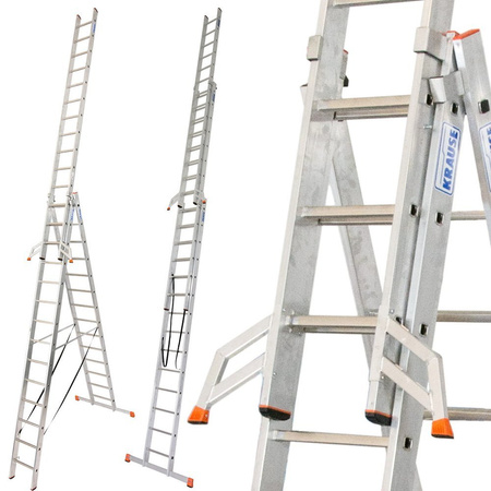 Drabina profesjonalna KRAUSE Monto Tribilo 3x14 (wysokość robocza: 10,90m) 99674961