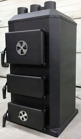 Piec nadmuchowy 20kW, blacha kotłowa 6 i 10mm (paliwo: drewno, miał węglowy, węgiel brunatny, węgiel kamienny, pellet) 95464406