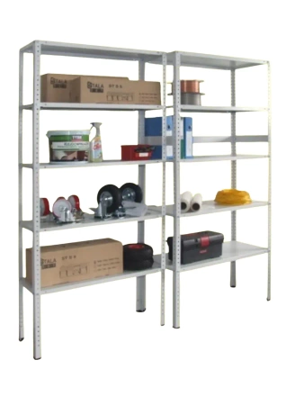 Regał metalowy z dwustronnym dostępem, 5-półkowy (wymiary: 2000x955x650 mm) 16083232