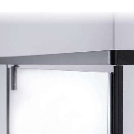 Kabina prysznicowa czarna kwadratowa 90x90 szkło 6mm 23178198