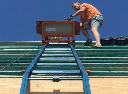 Winda dekarska na budowe, również do fotowoltaiki + sterowanie zdalne 100m (wysokość podnoszenia: 16m) 09082759