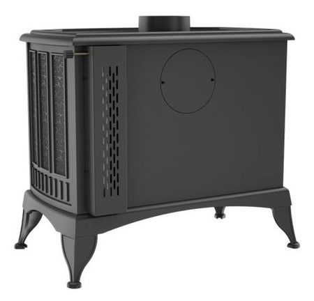 Piec wolnostojący koza 10kW K9 ASDP z wylotem spalin fi 150 Gratis: Rozeta stalowa okrągła fi 150 + Rura stalowa 150/1m + Kolano ruchome 150/90 - spełnia anty-smogowy EkoProjekt 30079560