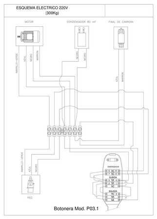 DESDEA Wciągarka elektryczna linowa budowlana 100kg/15m + sterowanie ręczne 1,5m - do wyboru ramię, maszt, podpory, uchwyt rusztowania (udźwig: 100 kg) 08179949