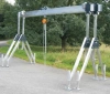 Suwnica składana, stacjonarna, składana, wraz z wózkiem towarowym (udźwig: 1500 kg, Wysokość robocza: 2,23 – 4,00 m, Długość belki: 5,223 m, długość nominalna 5m) 99978945