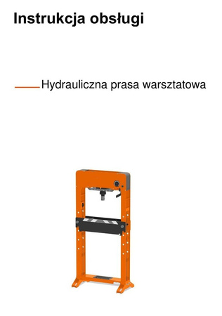 Hydrauliczna prasa warsztatowa Unicraft (siła nacisku: 15 t) 32269556