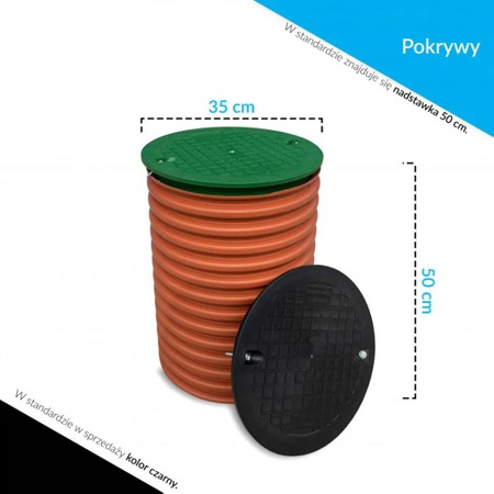 Zbiornik Polietylenowy (plastikowy) na szambo 1750L jednokomorowy 1,75 m3 09681783