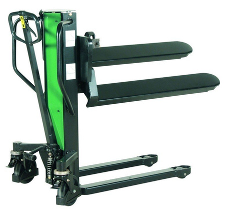 Wózek paletowy podnośnikowy z przechyłem GermanTech (max wysokość: 900 mm, udźwig: 800 kg, długość wideł: 1140 mm) 99724828