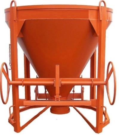 Pojemnik do betonu z wylewem prostym + rękaw 2 m, obejma, 0.5–2.0 m³ 25264098
