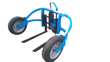 Ręczny wózek widłowy do transportu palet •, dodatkowo długa rączka (udźwig: 1500 kg, długość wideł: 1250mm)