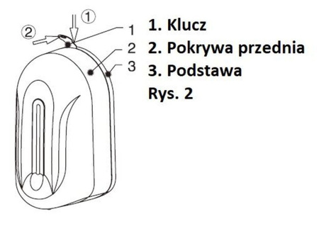 Dozownik automatyczny antybakteryjny bezdotykowy 1L 44578889