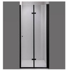 Drzwi prysznicowe 110 cm składane Ścianka black 23179595