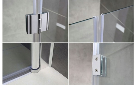 Kabina prysznicowa 80x80 szkło 6mm hq kwadrat 23178183