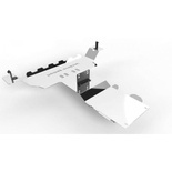 Osłona skrzyni biegów i reduktora Lexus GX 470 2002-2009 aluminiowa 59880991