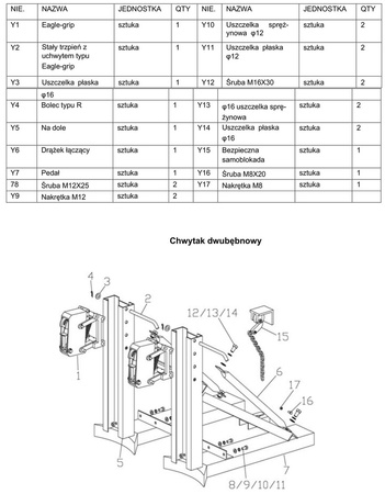 Uchwyt do beczek na wózek widłowy GermanTech (udźwig: 360 kg) 99724857