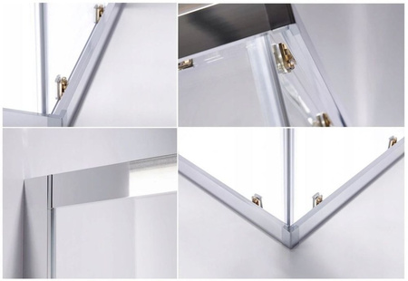 Kabina prysznicowa 80x80 szkło 6mm kwadratowa 23178195