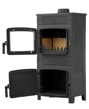 Piec stalowo-żeliwny 6,1kW (średnica wylotu spalin: 120 mm) - spełnia anty-smogowy EkoProjekt 19877481